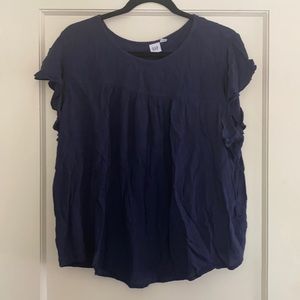 Gap flutter sleeve blouse